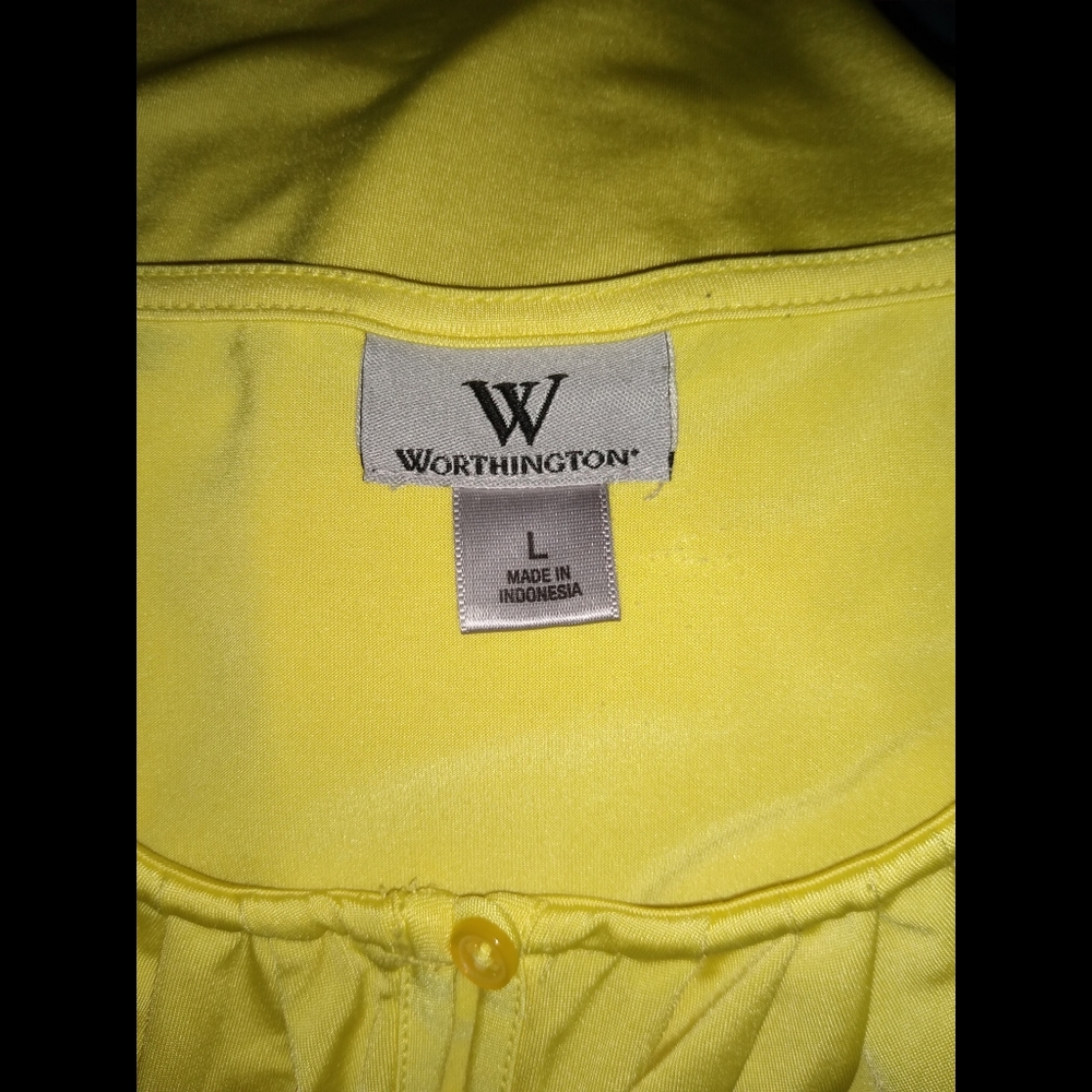 WORTHINGTON Cap Sleeve Blouse - Picture 3 of 3
